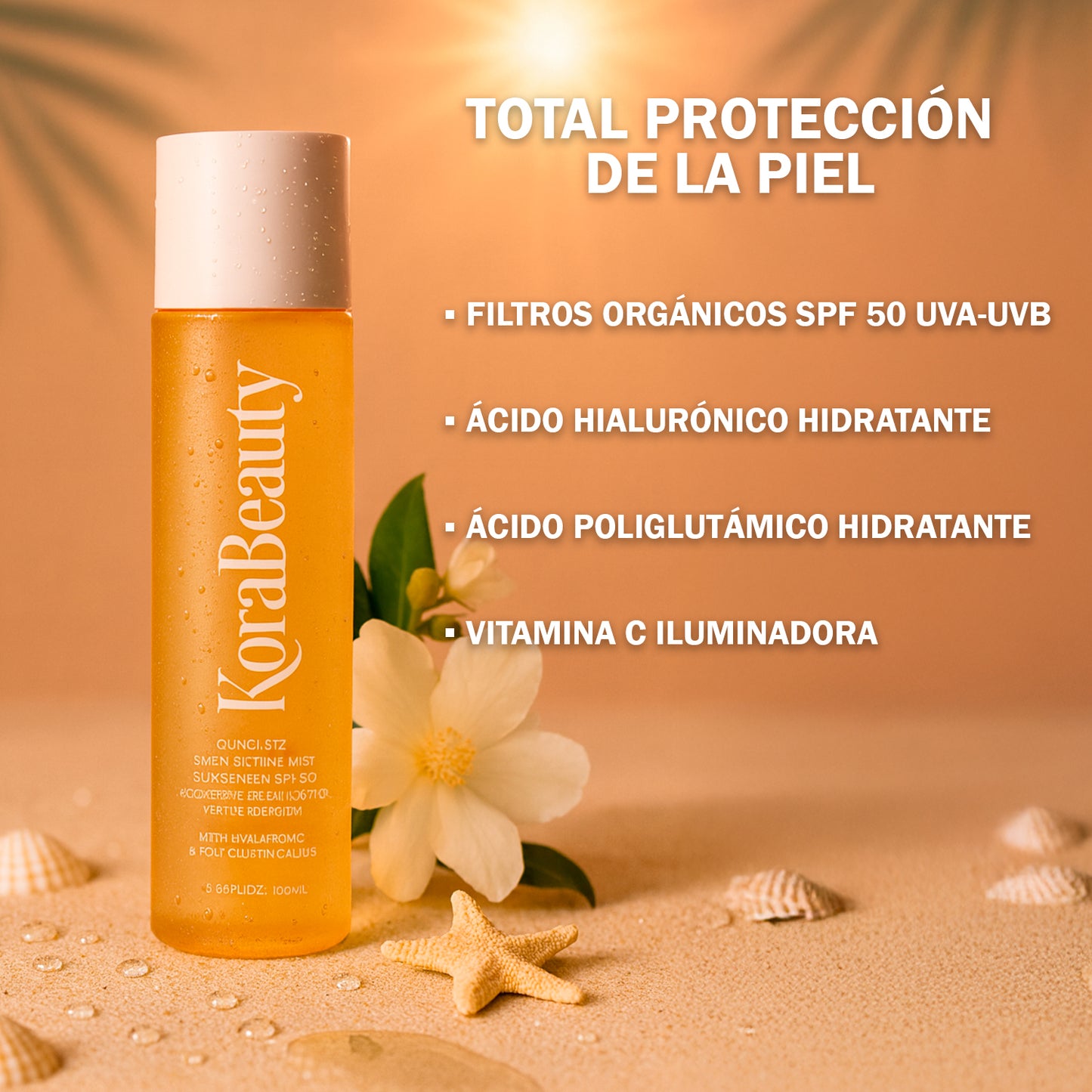 Bruma Fijadora con SPF 50 – Piel Radiante y Protegida