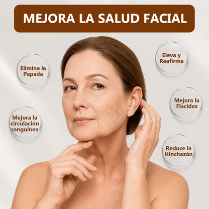 Brocha Facial para Contorno Linfático