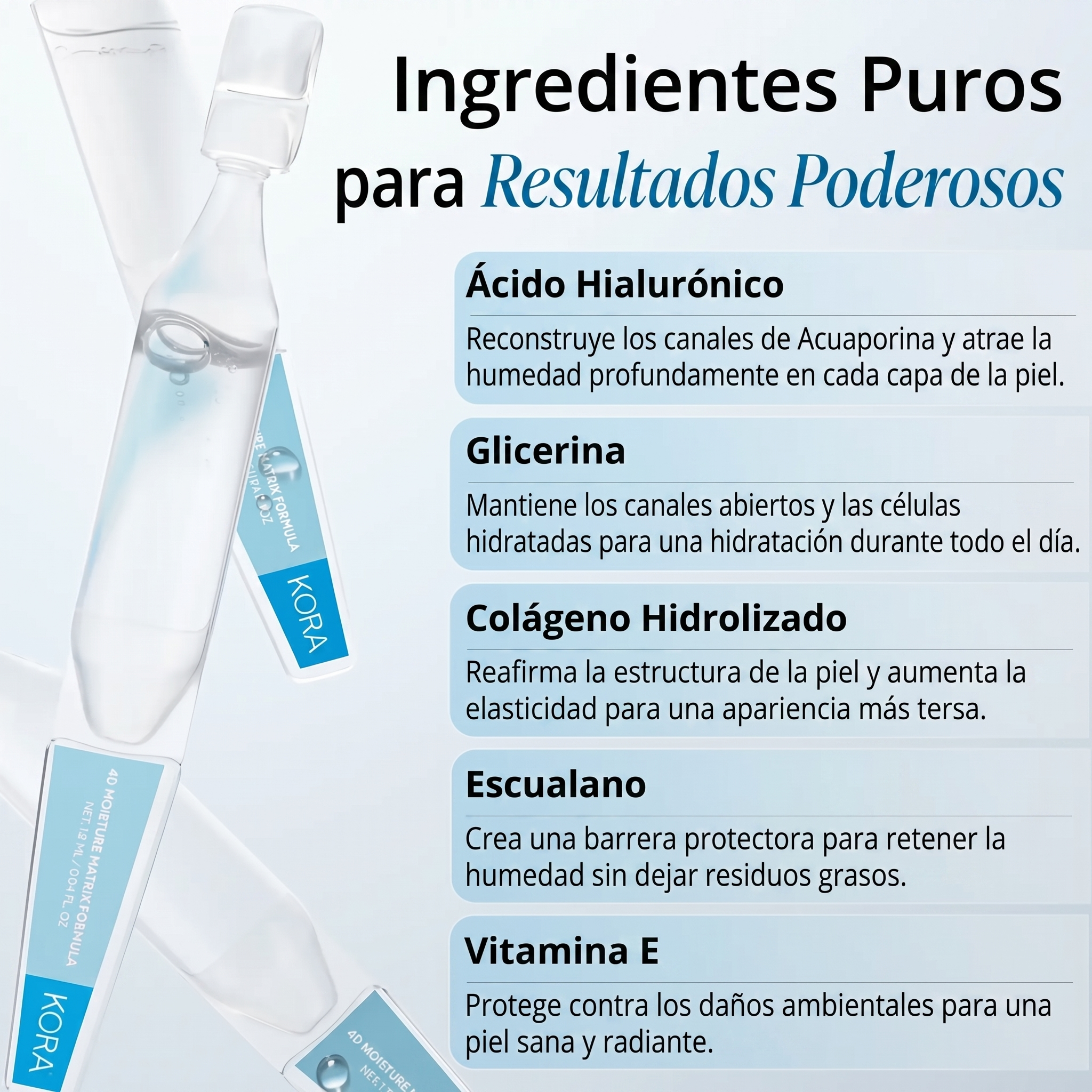 Serum Ultra Hidratante-Reparador con 3% de Ácido Hialurónico