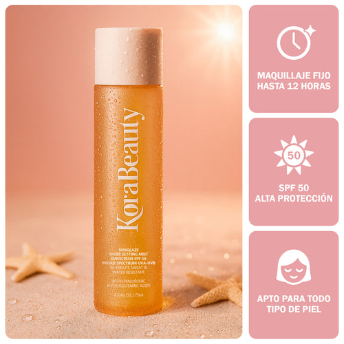 Bruma Fijadora con SPF50 - Luce una Piel Radiante